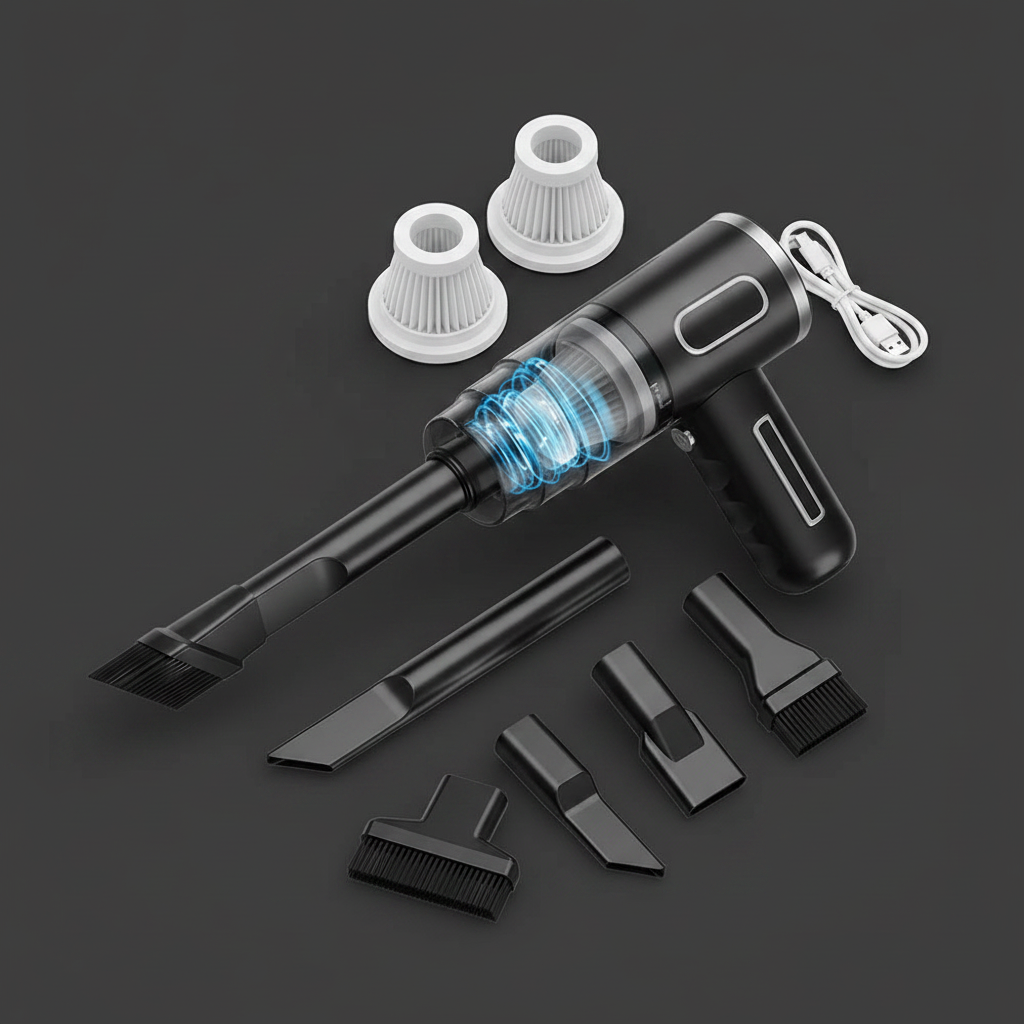 Cordless Vacuum - Dark Background Full Frame